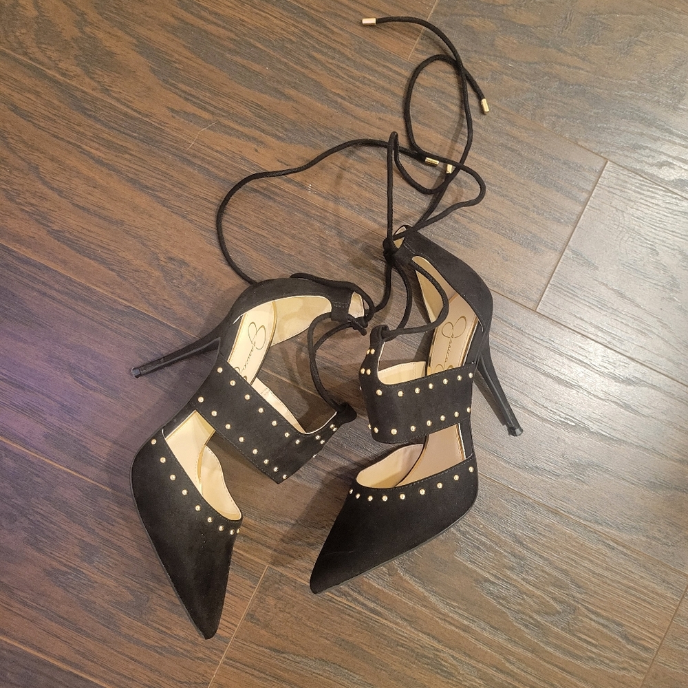Studded heels
